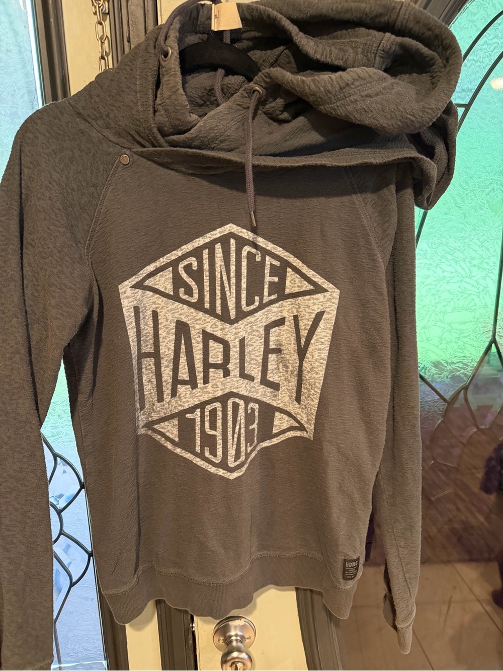 Harley-Davidson Black Pullover Hoodie with Subtle Logo